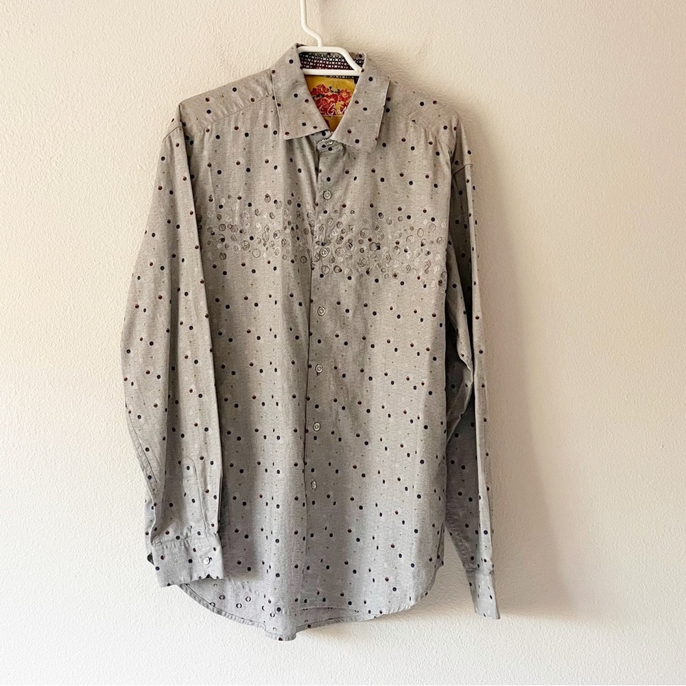 Men Robert Graham Button Down Shirt Size Large